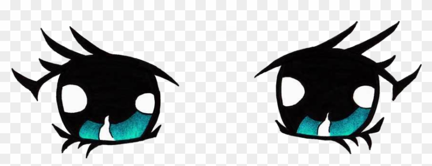 Png Anime Eyes By Timelineart - Cute Eyes Drawing Easy - Free Transparent  PNG Clipart Images Download