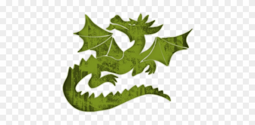 Green Dragon Clipart - Black Dragon Queen Duvet #338244