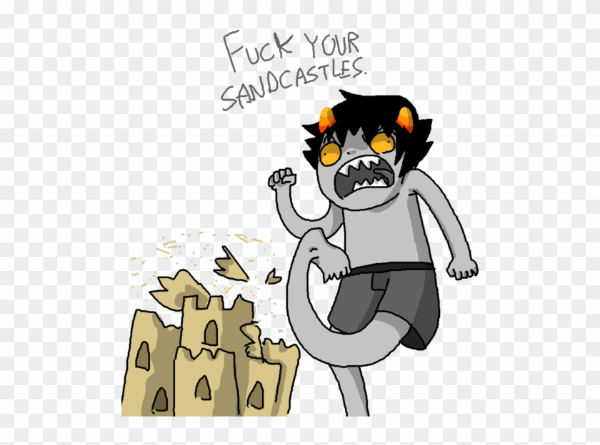 Homestuck Funny - Kicked Over Sand Castle #338264