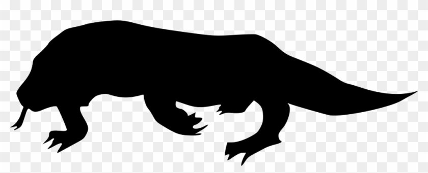 Картинки По Запросу Komodo Dragon Png - Komodo Dragon Silhouette #338335