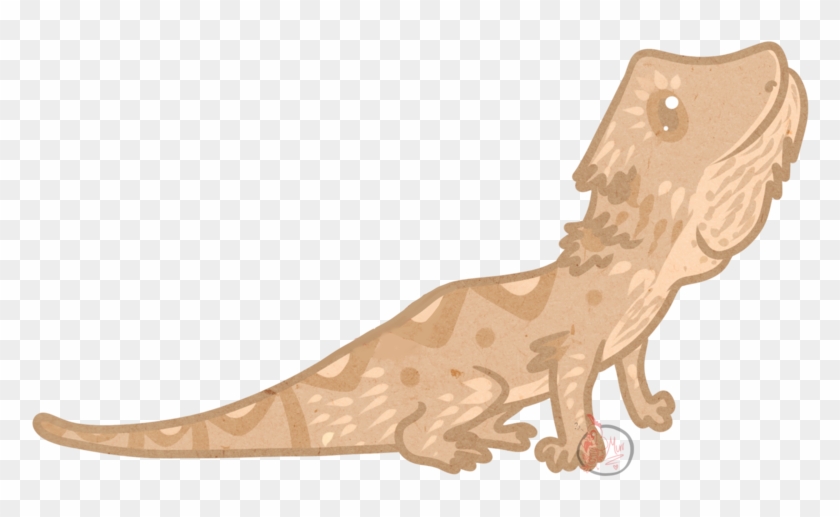 Bearded Dragon By Ineffable-ferret On Clipart Library - Bearded Dragon Cartoon Png #338342