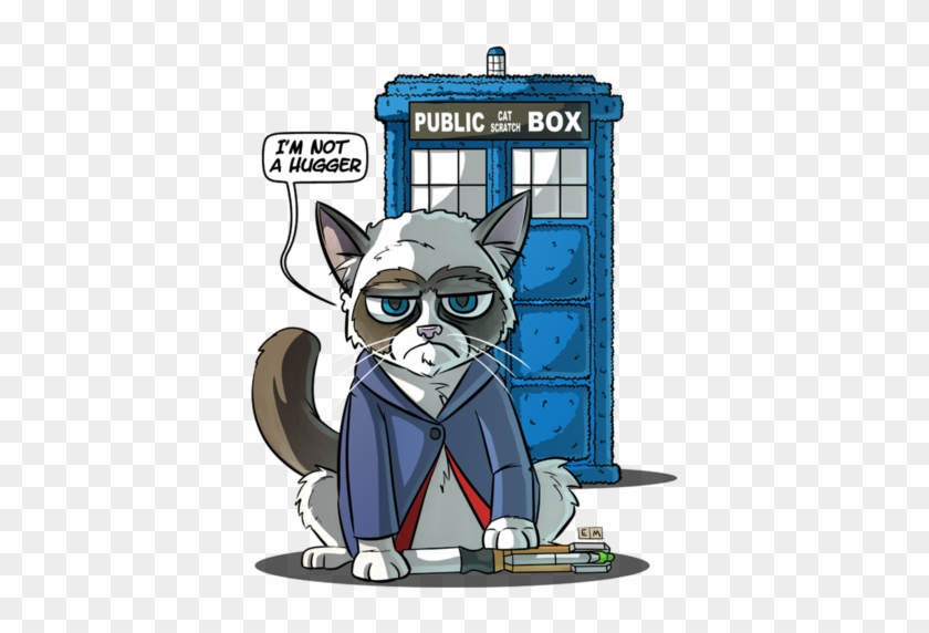 Check Out This Awesome 'grumpy Doctor Cat 2' Design - Grumpy 12th Doctor #338358