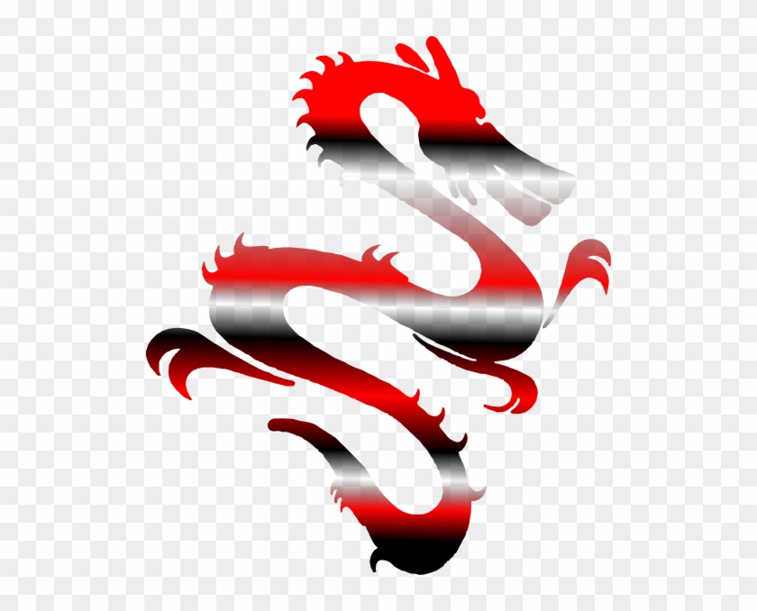 Black And Red Dragon Logo #338385