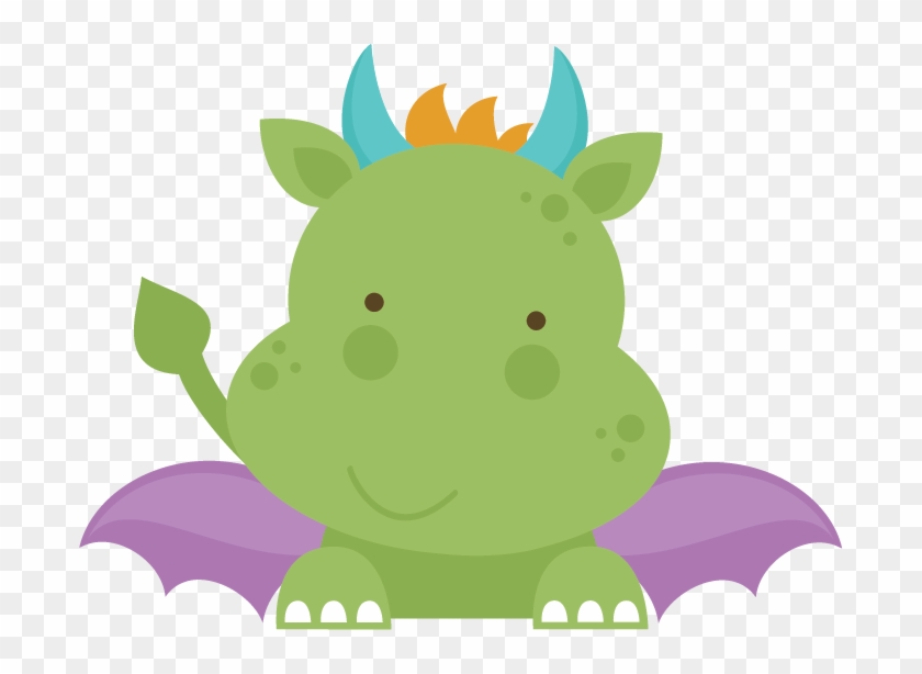 Dragon Svg Cut File For Scrapbooking Dragon Svg File - Cute Dragon Clipart Png #338394