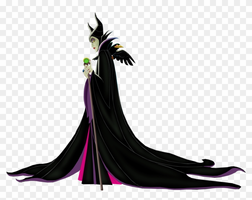 Maleficent Dragon Silhouette Clipart - Maleficent Clip Art #338413