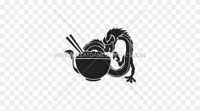 Dragon And Noodles - Scalable Vector Graphics #338455