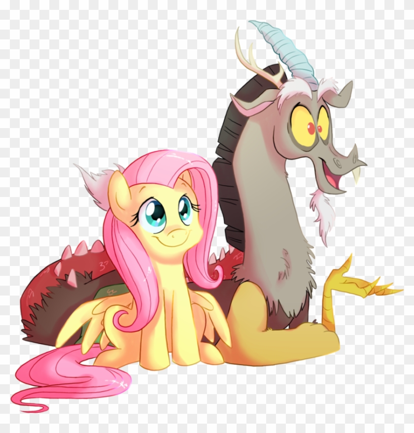 Fluttershy And Discord By Fillyblue By C - Mlp Discord And Fluttershy #338472