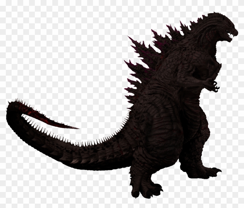 Godzilla Clipart Transparent - Silhouette Godzilla #338479