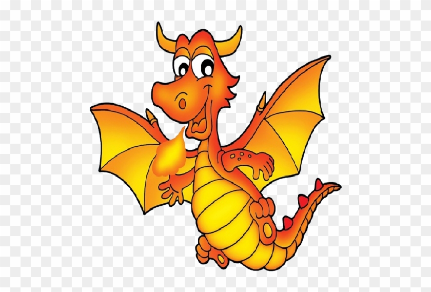 Cute Cartoon Baby Dragon Clip Art Images Are On A Transparent - Cute Dragon #338489