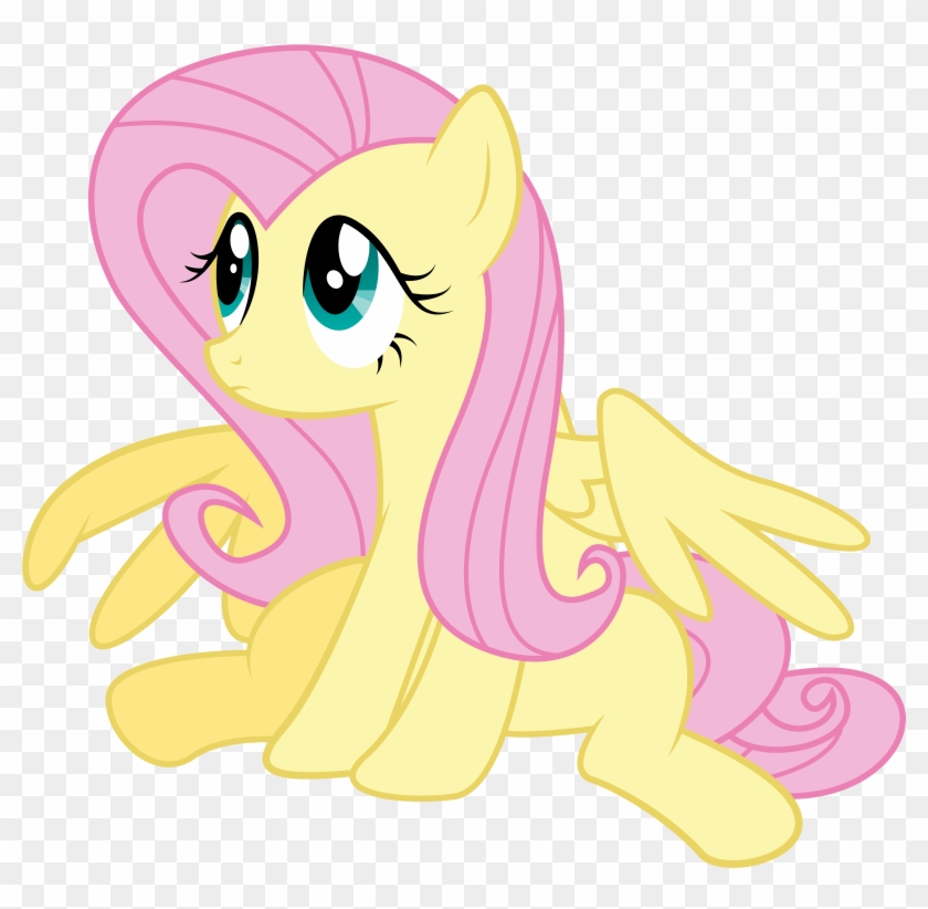 Fluttershy Puppy Face Vector By Paulysentry On Deviantart - Cartoon #338502