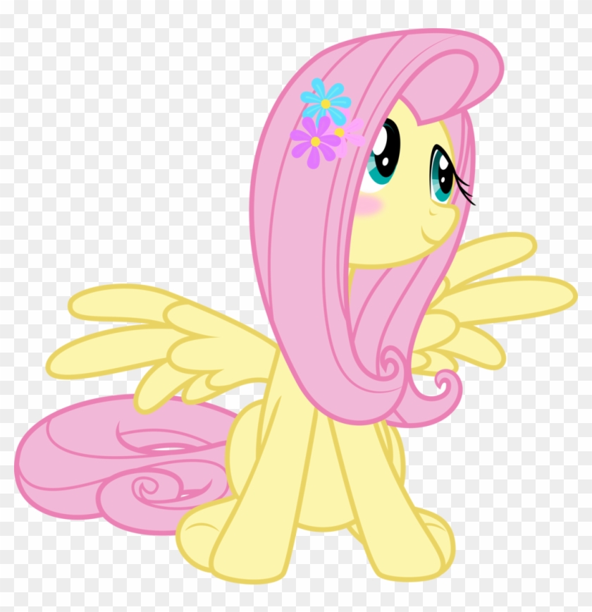 Blushing Fluttershy - My Little Pony Fluttershy Blushing #338552