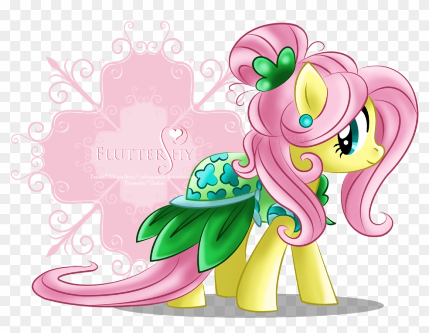 Fluttershy Pretty Dress By Selinmarsou - Prettiest My Little Pony #338559