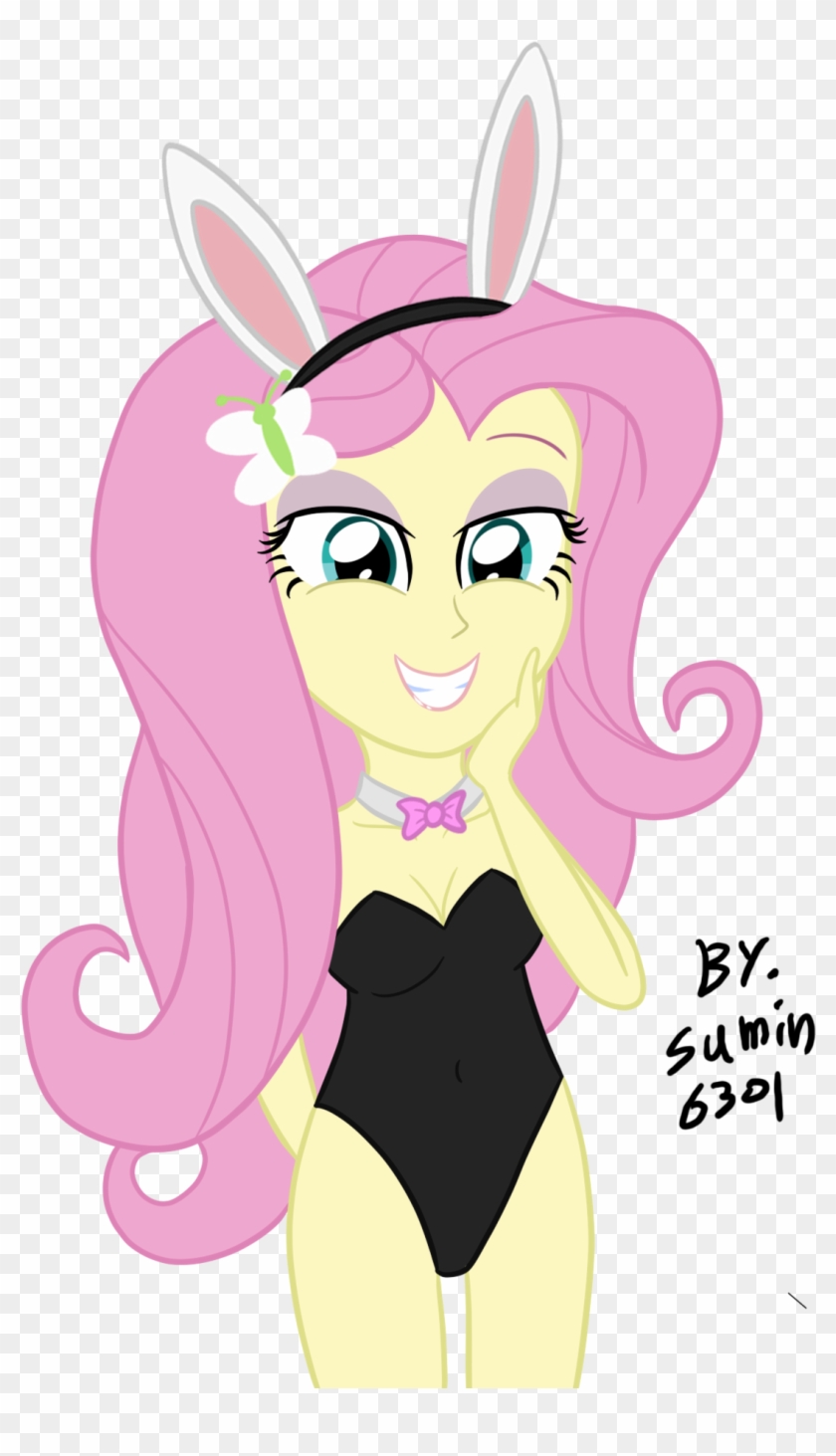 Fluttershy - Bunny Gir - - Mlp Equestria Girls Fluttershy Bunny #338575