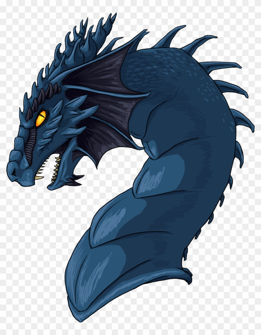 Blue Dragon By Polarliger On Deviantart - Blue Dragon Png #338586