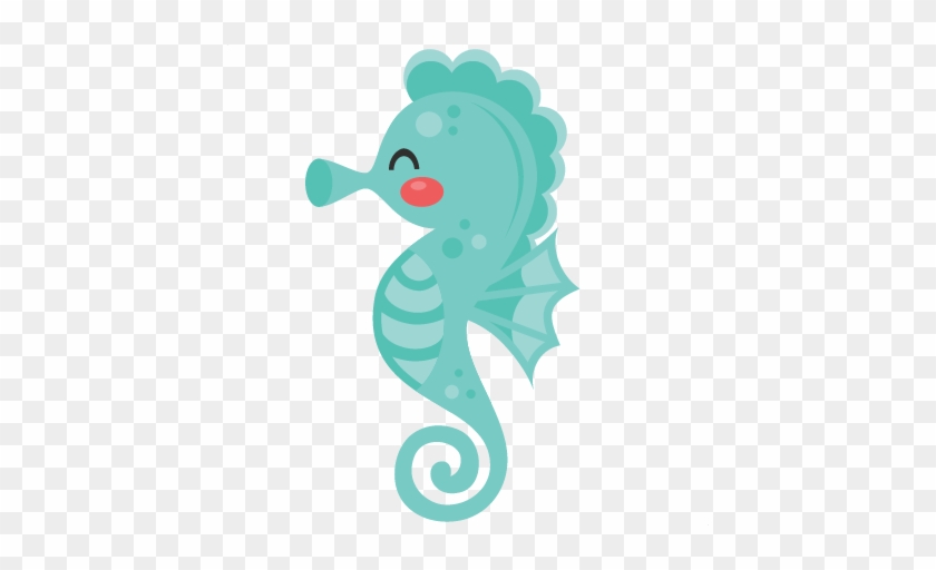 Seahorse Svg Scrapbook Cut File Cute Clipart Files - Sea Horse Clipart Cute #338602