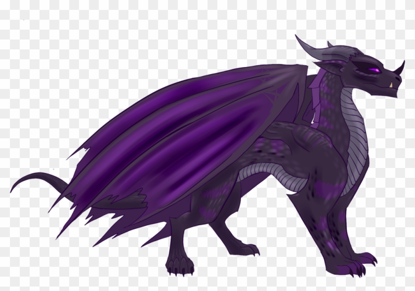 Epic Black Dragon Clipart - Dragon #338615