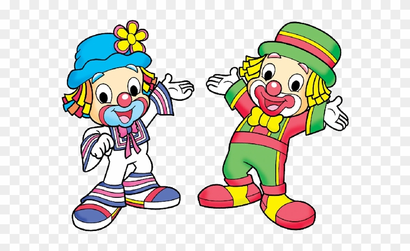 Funny Baby Clown Images Are Free To Copy For Your Personal - Patati E Patata Desenho Png #338773