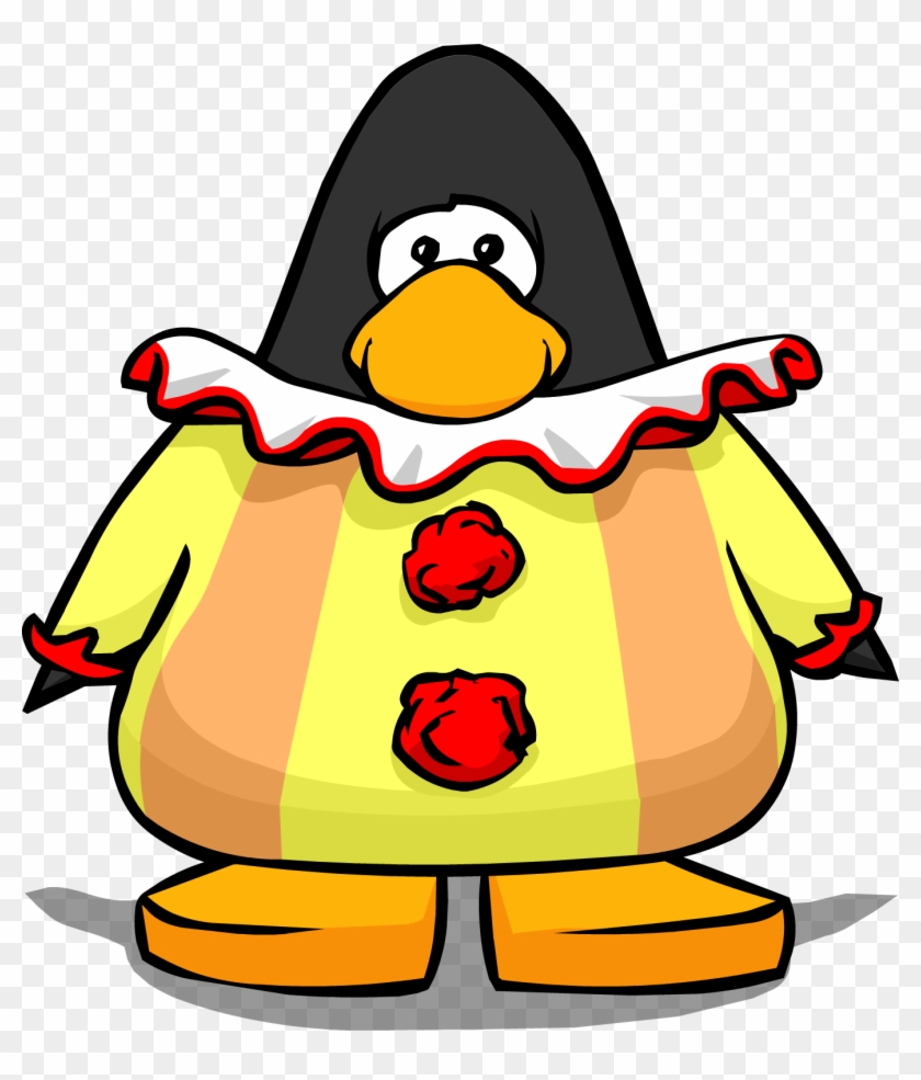 Clown Costume On A Player Card - Club Penguin Costumes Png #338802
