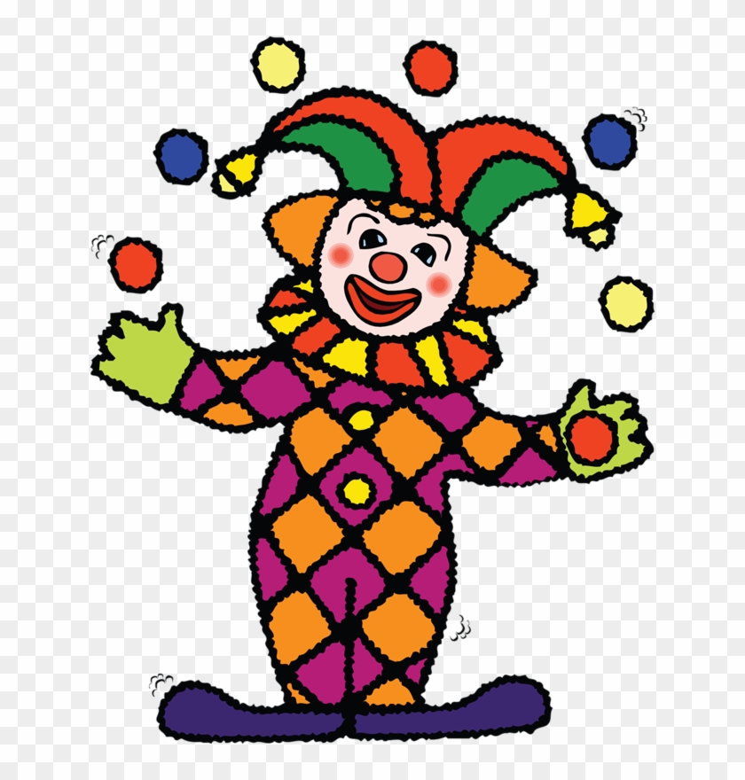 Clown Image - Desenho De Palhacos Fazendo Malabarismo #338809