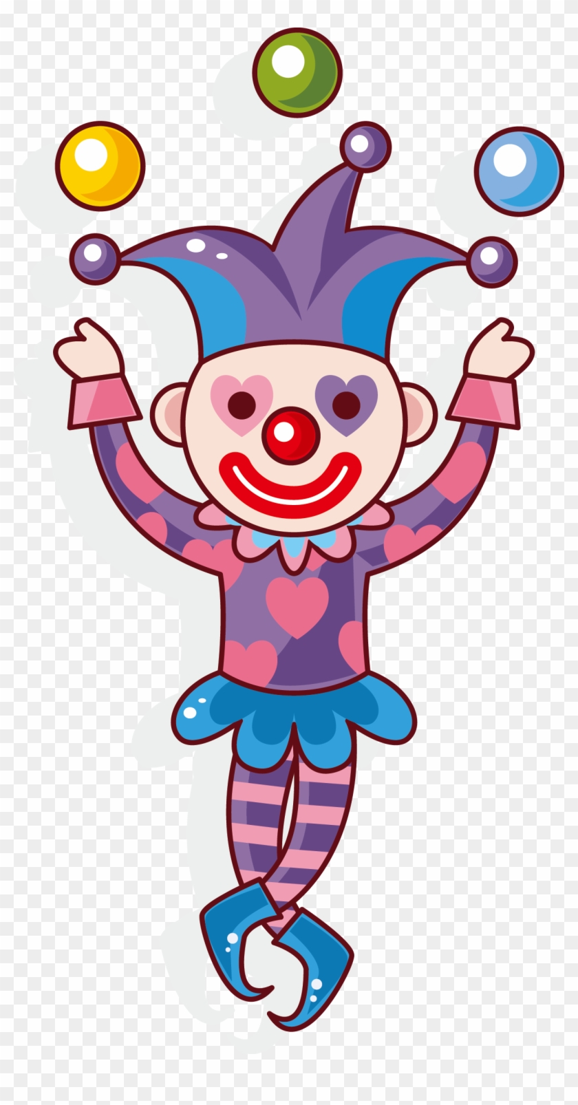 Clown Circus Cartoon Illustration - Clown Circus Cartoon Illustration #338934