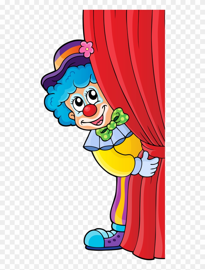 Birthday Party With Clowns - Clown And Boarder Clipart #339026