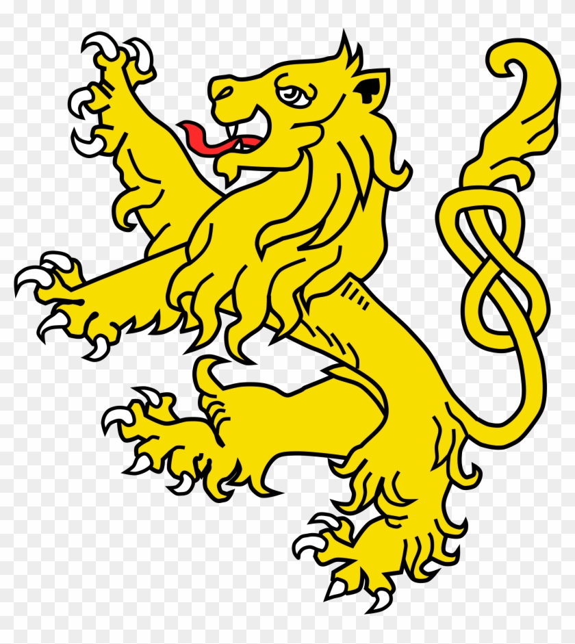 Clip Art Lion 12, Buy Clip Art - Coat Of Arms Lion #339119