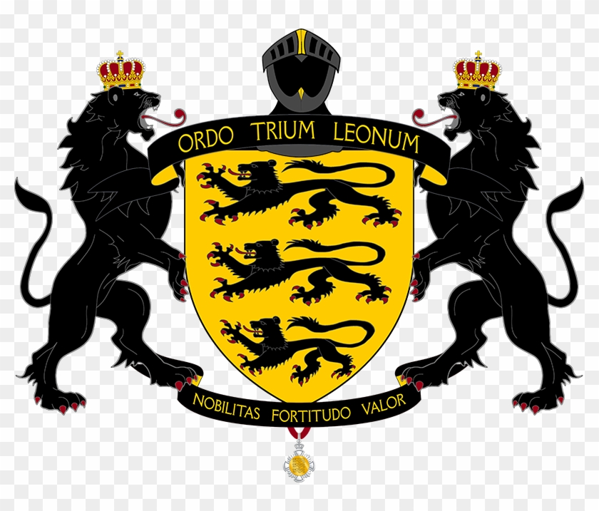 Coat Of Arms Of The Order Of The Three Lions - 3 Lions Coat Of Arms #339136