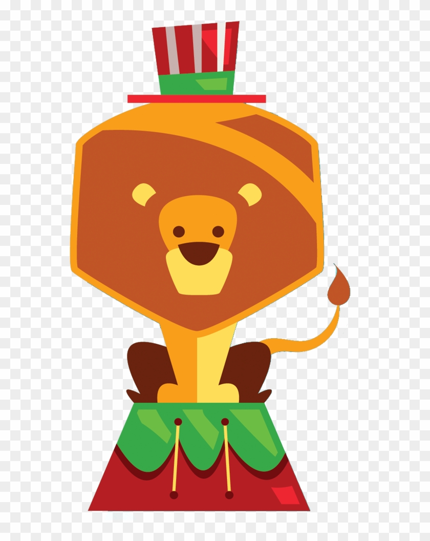 Lion Circus Illustration - Lion Circus Illustration #339259