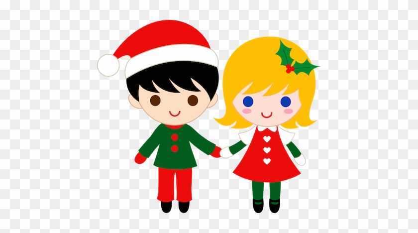 Resultado De Imagen De Navidad Png - Boy And Girl Holding Hands Clipart #339299