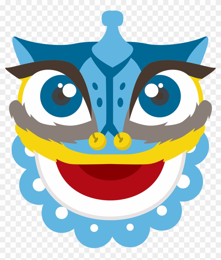 Lion Dance Cartoon Chinese New Year Clip Art - Lion Dance Cartoon Chinese New Year Clip Art #339425