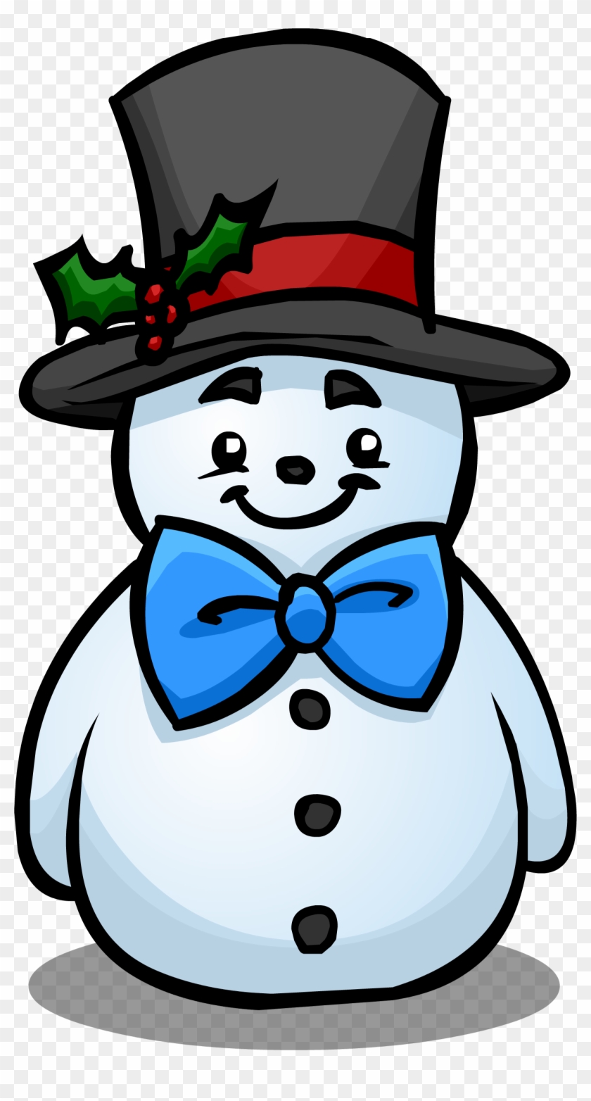 Snowman With Top Hat #339427