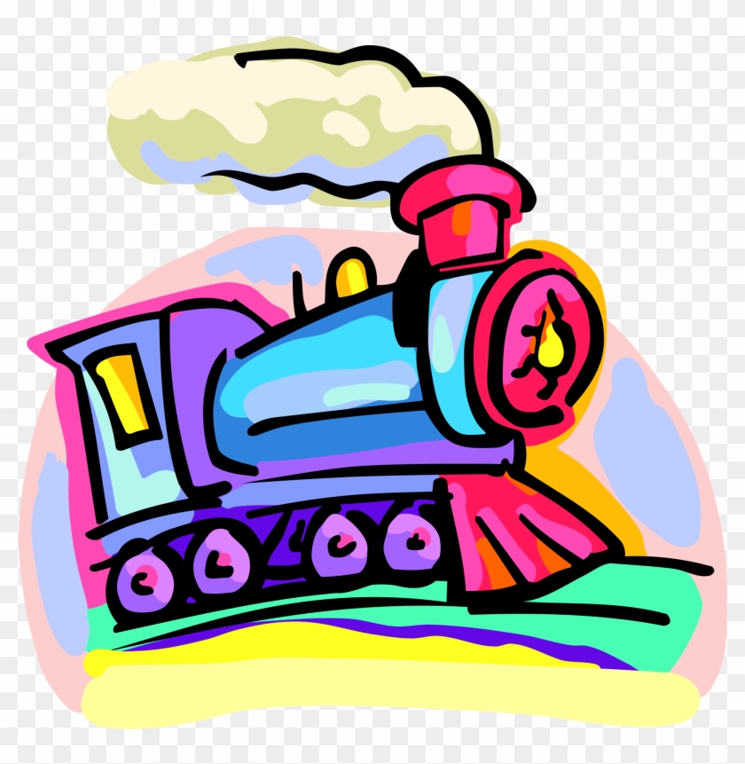 Cartoon Train 17, Buy Clip Art - Railway Reservation #339430