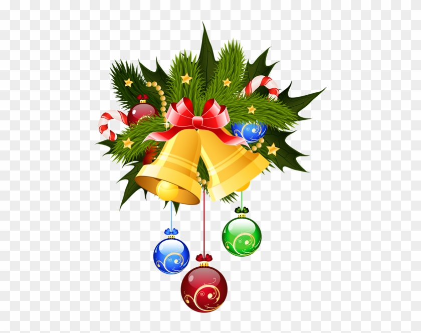 Christmas Bells And Ornaments Transparent Png Clip - Campañas Navideñas Sin Fondo #339439