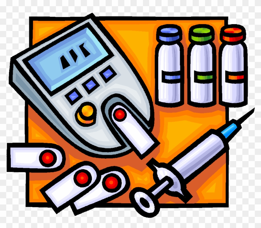 Needle And Blood Test Royalty Free Vector Clip Art - Clip Art Diabetes #339466