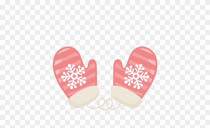 Striped Mittens Svg Scrapbook Title Winter Svg Cut - Miss Kate Cuttables Winter #339494