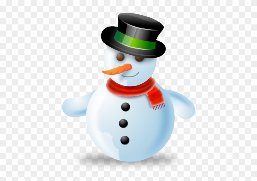 Picture Of Snow Man - Snowman Transparent Png #339539