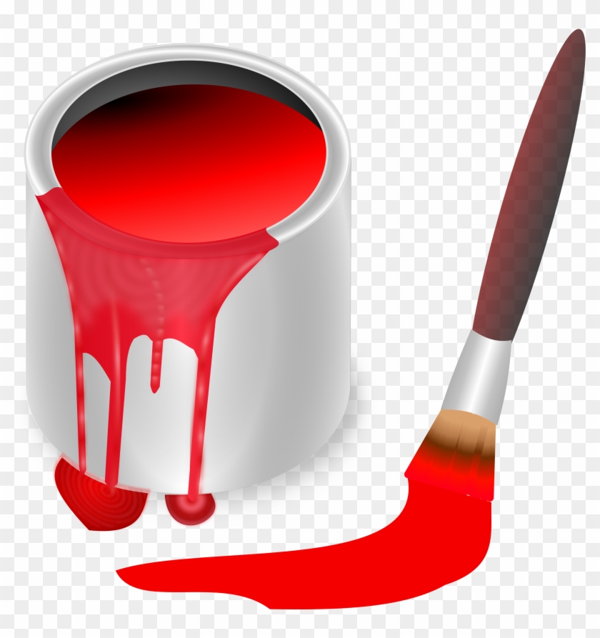 Free Clipart - Download - Pintura De Color Rojo #339606