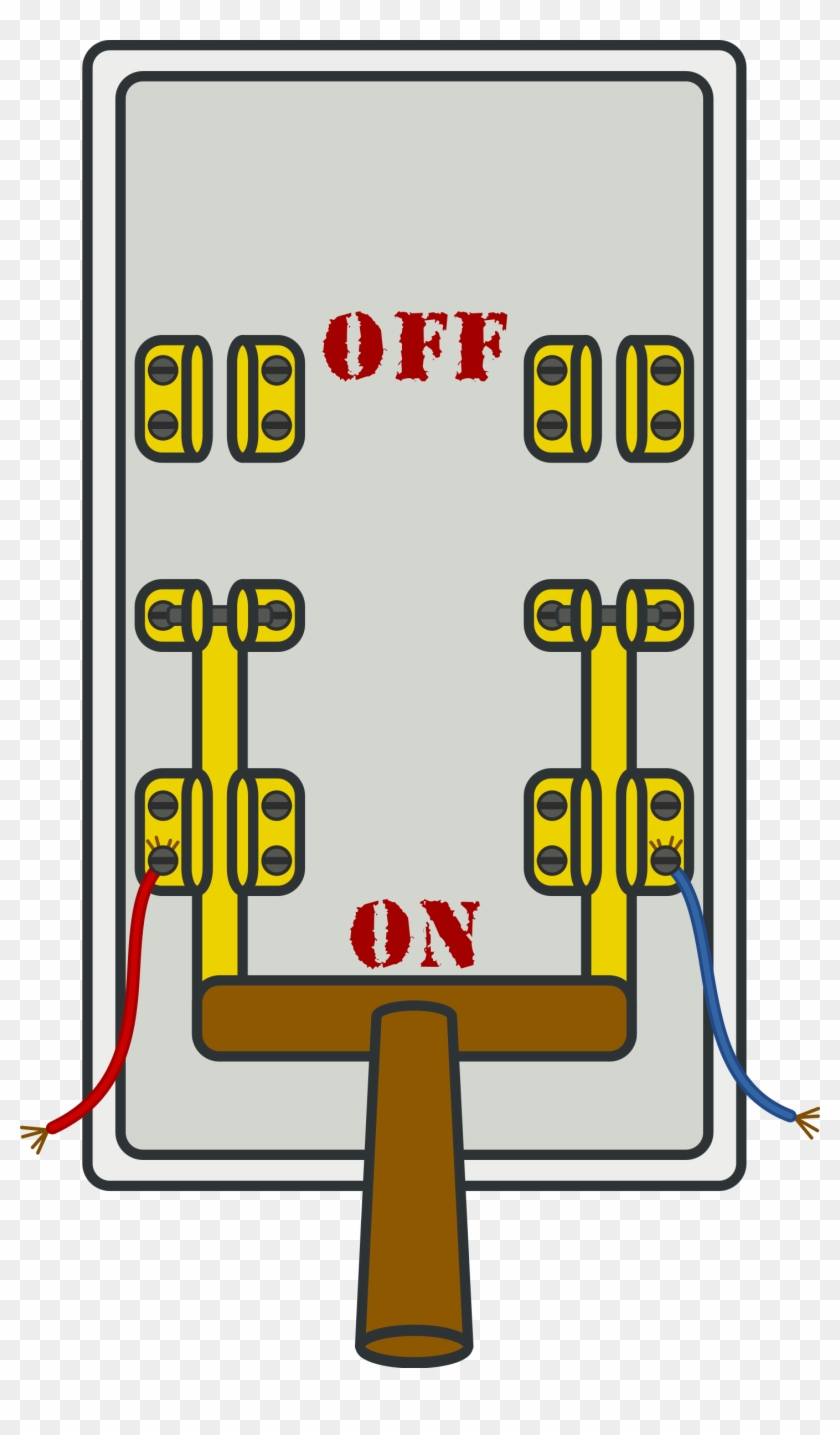 Knife Switch On Clip Art At Clkercom Vector Online - Knife Switch Clipart #339629