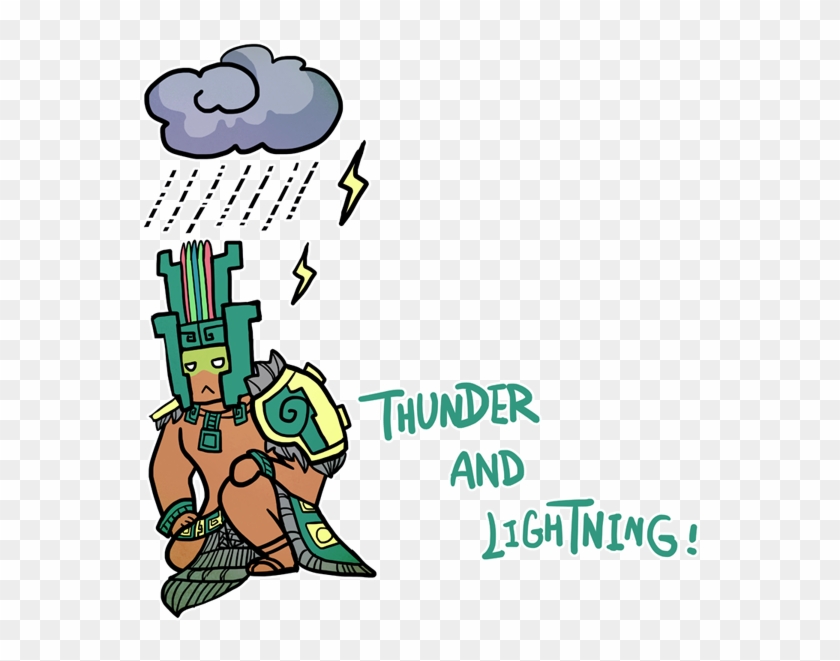 Thunder And Lightning - Smite Chibi By Zennore #339980