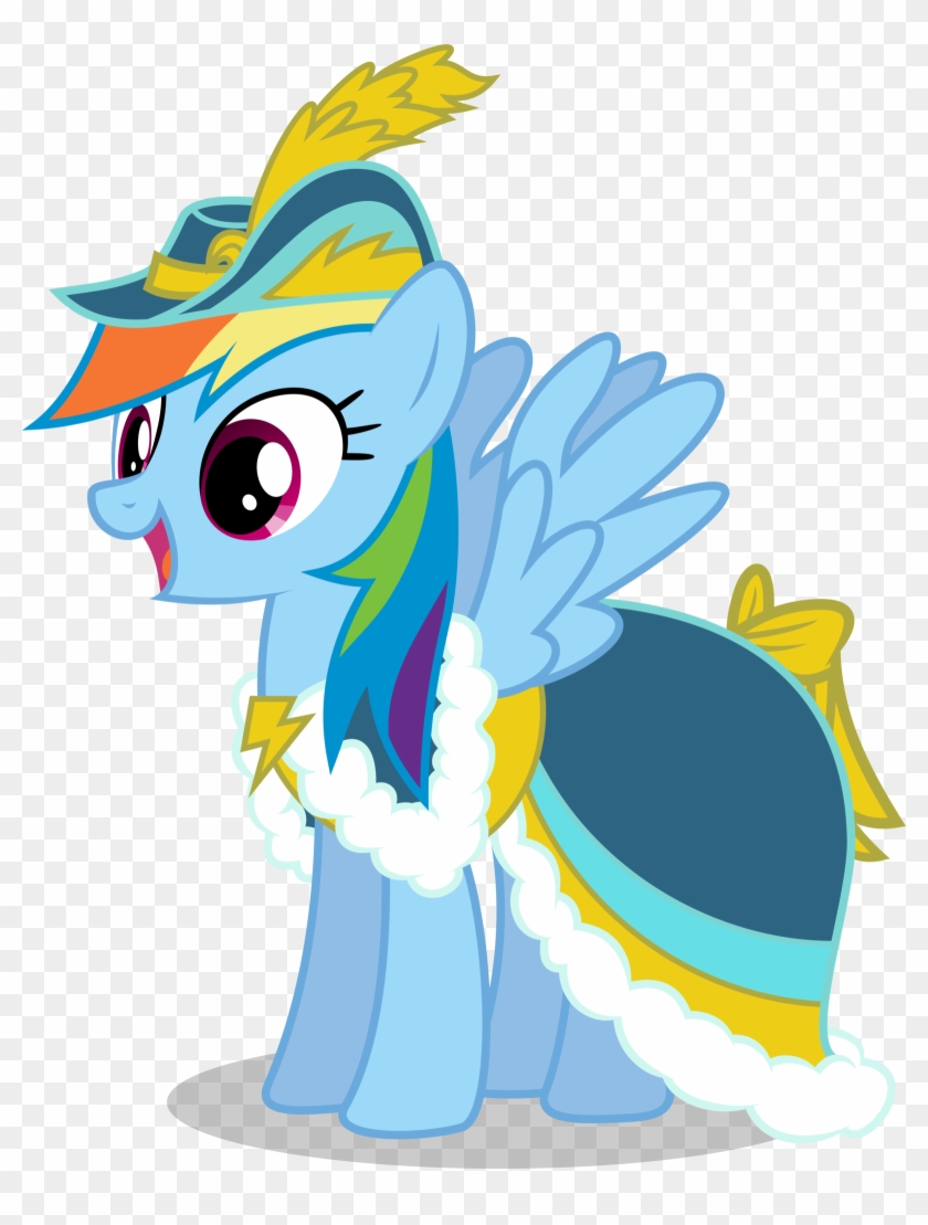 Rainbow Dash In Coronation Dress By Canon-lb - My Little Pony Rainbow Dash Dress #340025
