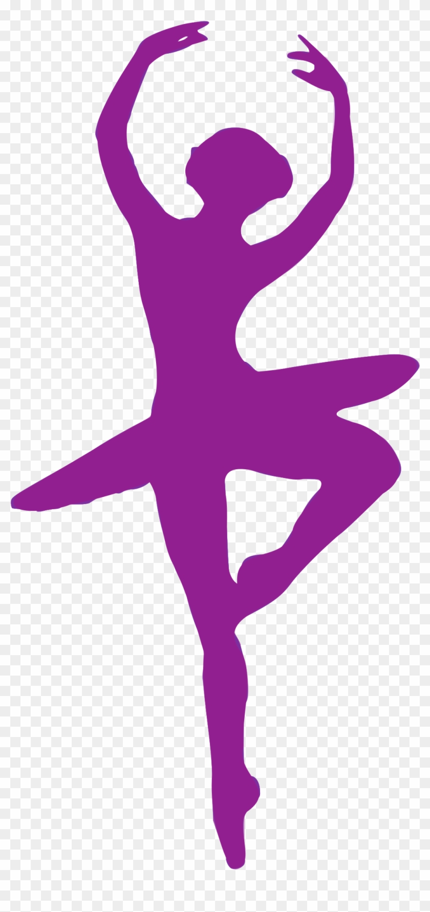 Danse Clipart - Silhouette Danseuse #340040