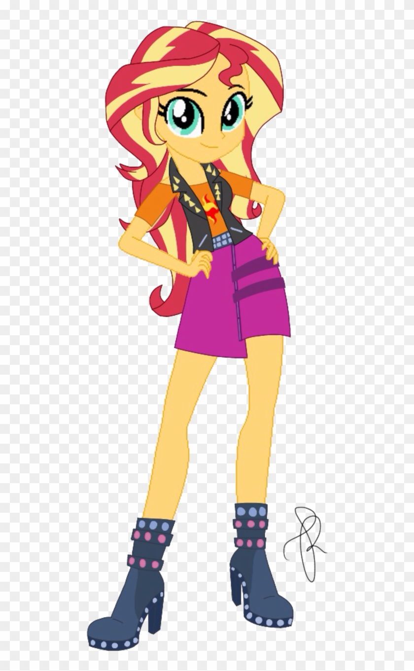 Rainbow Dash Dress Equestria Girls - Mlp Eg Sunset Shimmer #340070