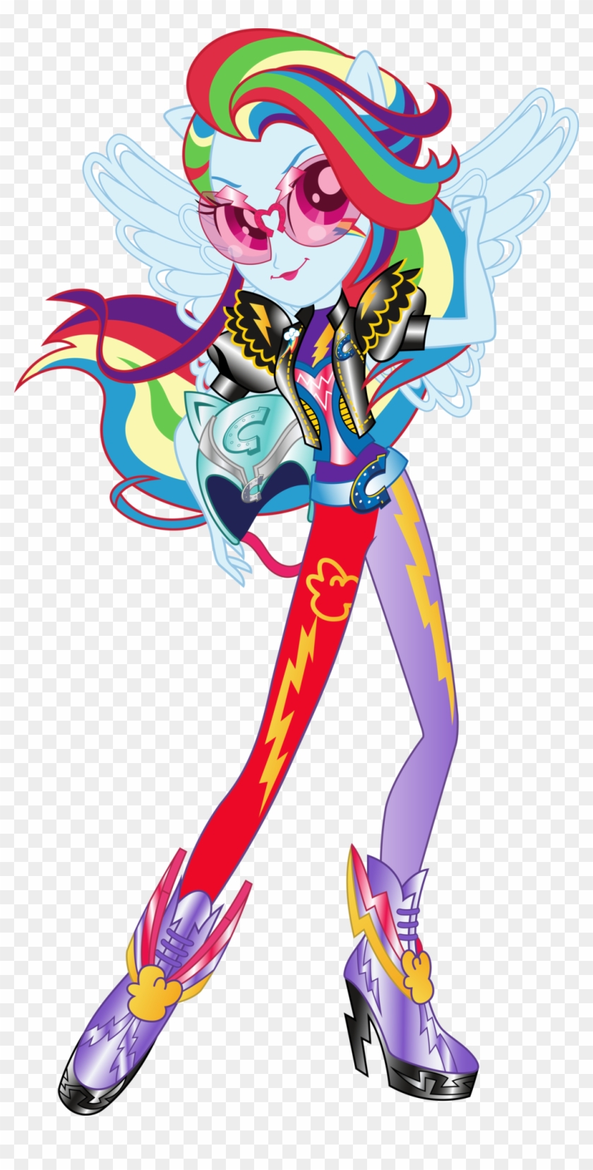 Equestria Girls Rainbow Dash Dress Up My Games 4 Girls - Rainbow Dash Friendship Games #340089