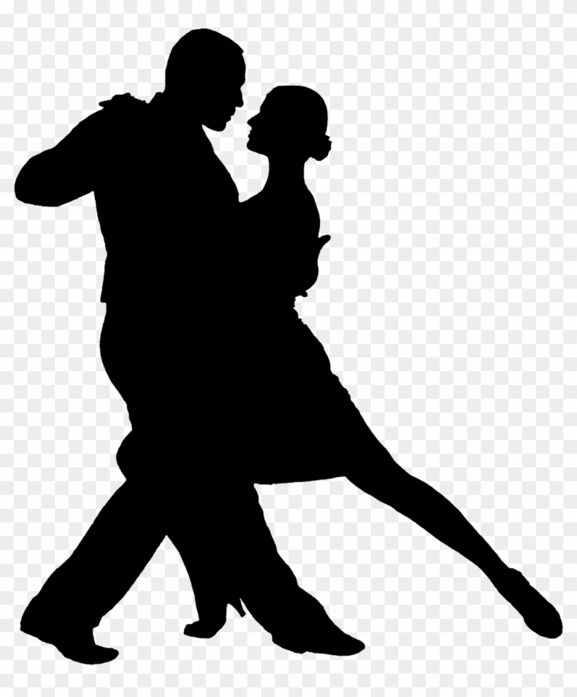 Argentine Tango Dance Silhouette - Siluetas De Bailarines De Tango #340214