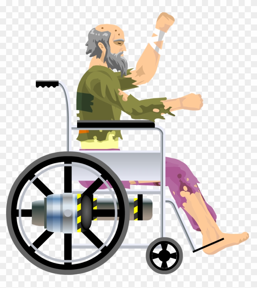 Wheelchair Guy - Happy Wheels Old Man #340250