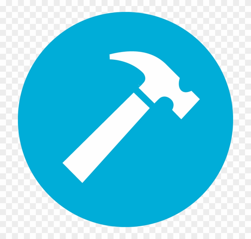 Volunteers - Hammer Icon Blue #340230