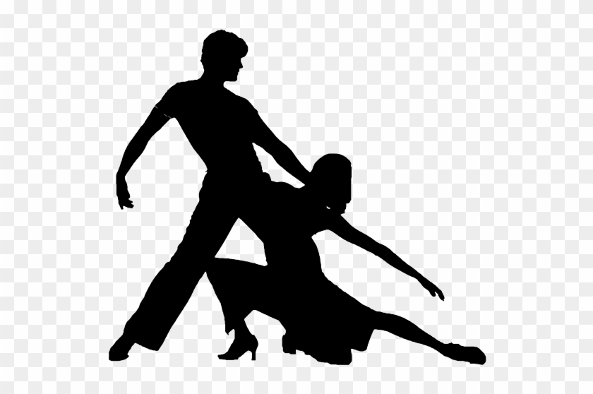 Salsa Silhouette - Salsa Dance Silhouette Png #340239