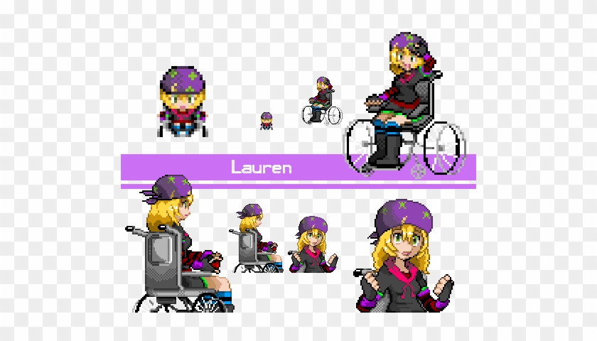 Lauren Sprites By Jeshika-haruno - Wheelchair Sprite #340326