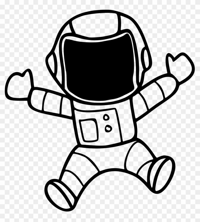 Clip Art Details - Cartoon Astronauts No Background #340425