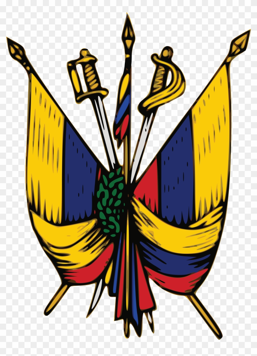 Free Clipart Of A Crest Of Venezuela Flags - Venezuela Coat Of Arms #340498